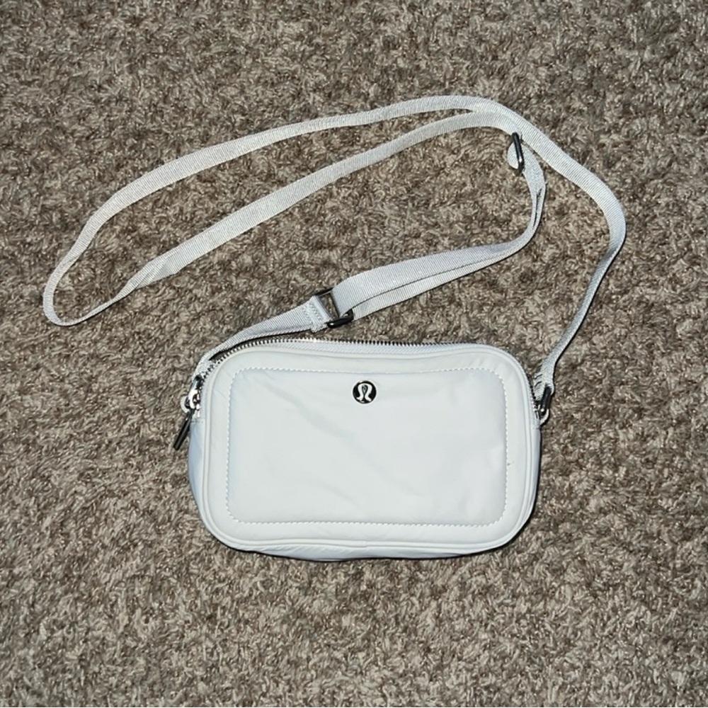 lululemon athletica Light Gray Crossbody Bag